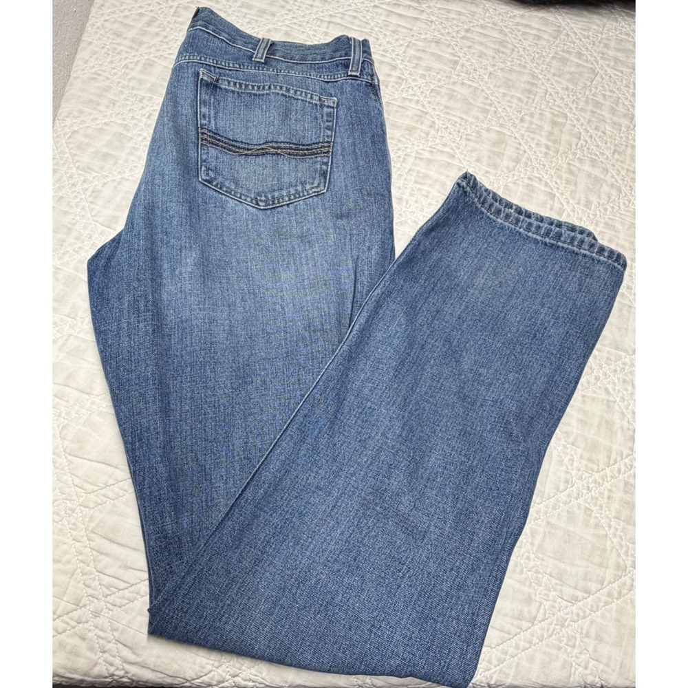 Ariat M2 Relaxed Boot Cut Jeans Mens 36x38 Blue Denim Traditional Legacy